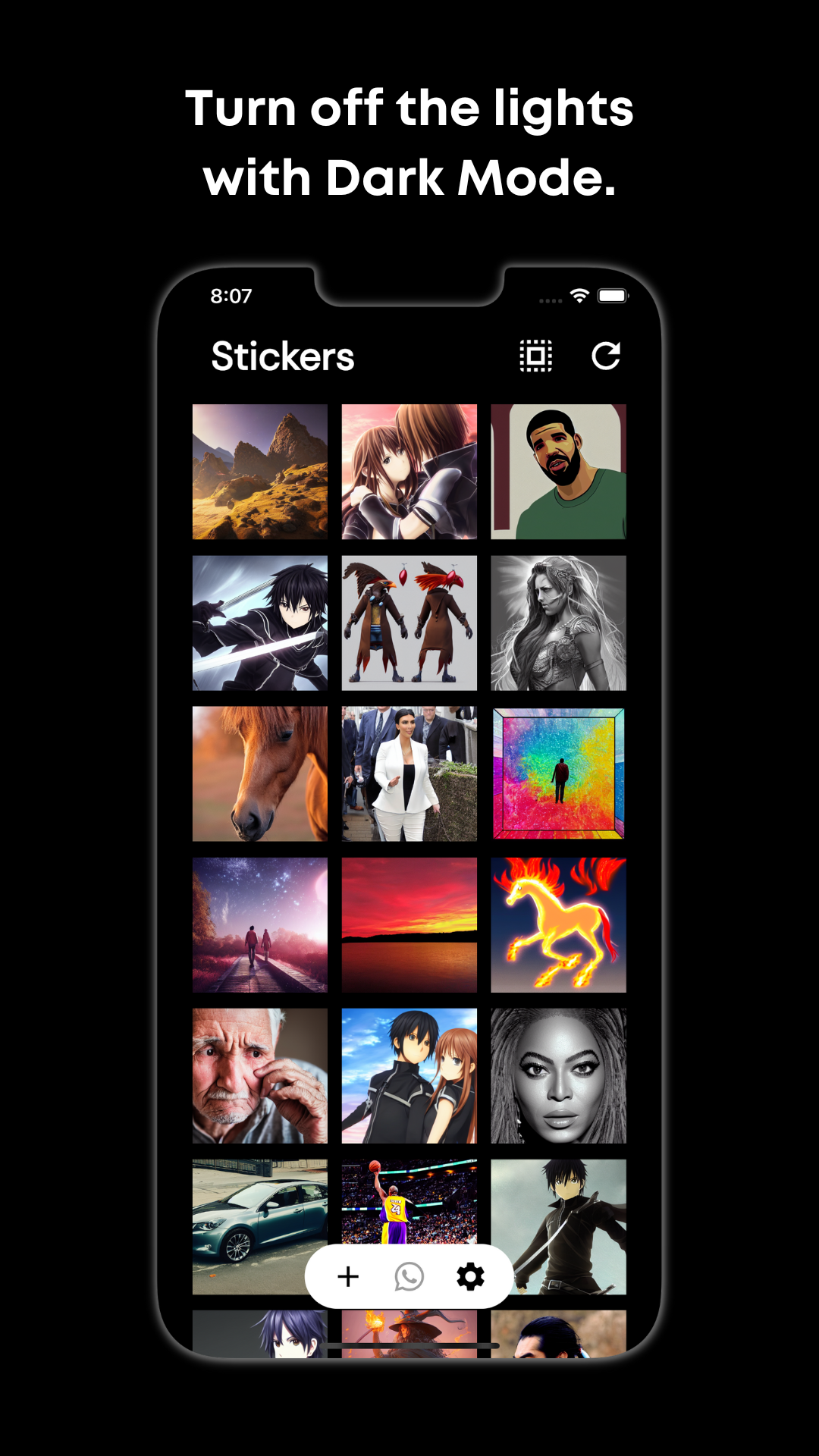 sticker.ai - Genereer WhatsApp -stickers met behulp van stabiele diffusie media 5
