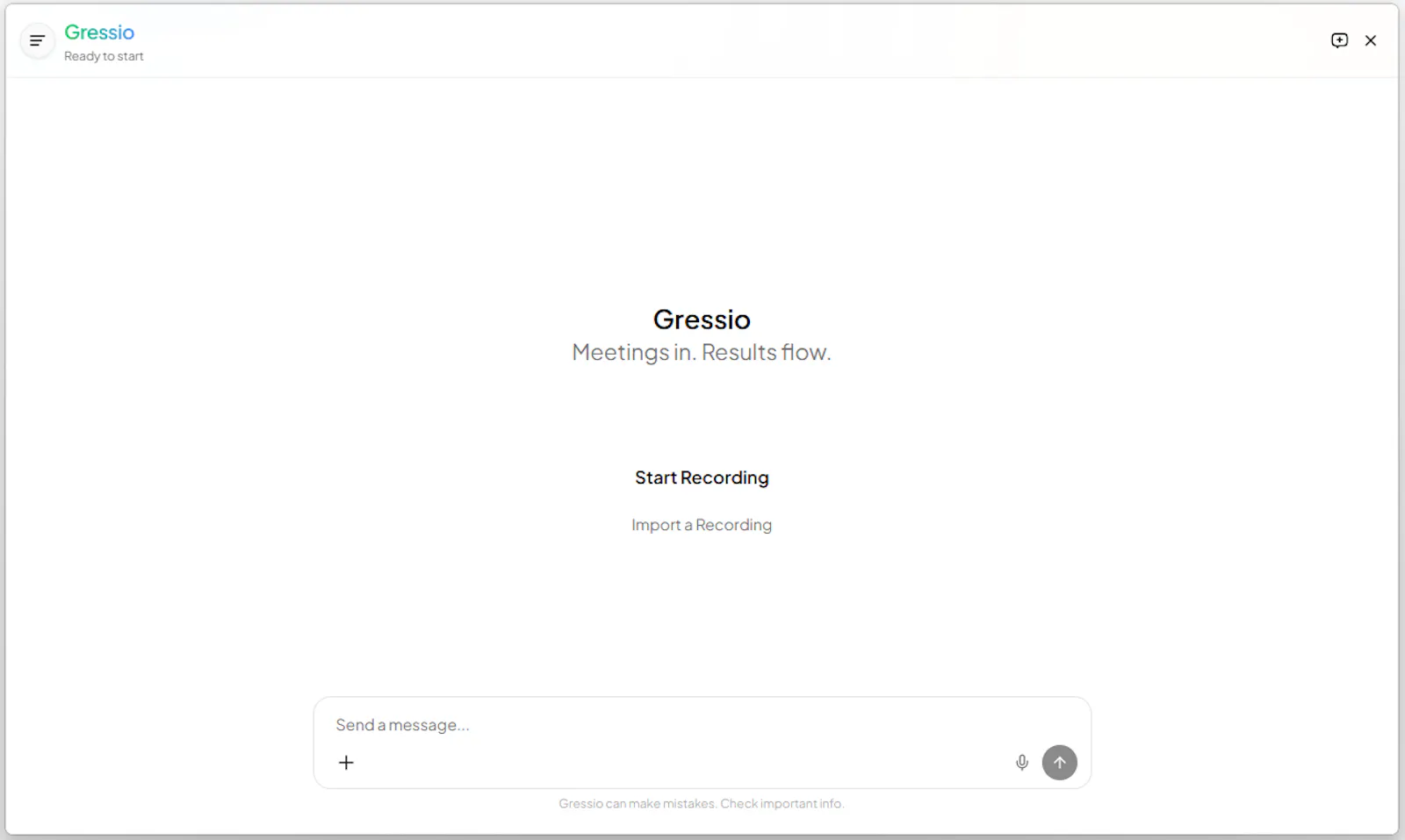 Gressio screenshot 2