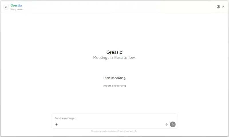 Gressio screenshot 2