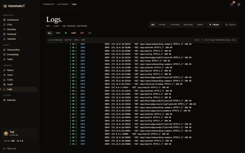teammate X screenshot 9