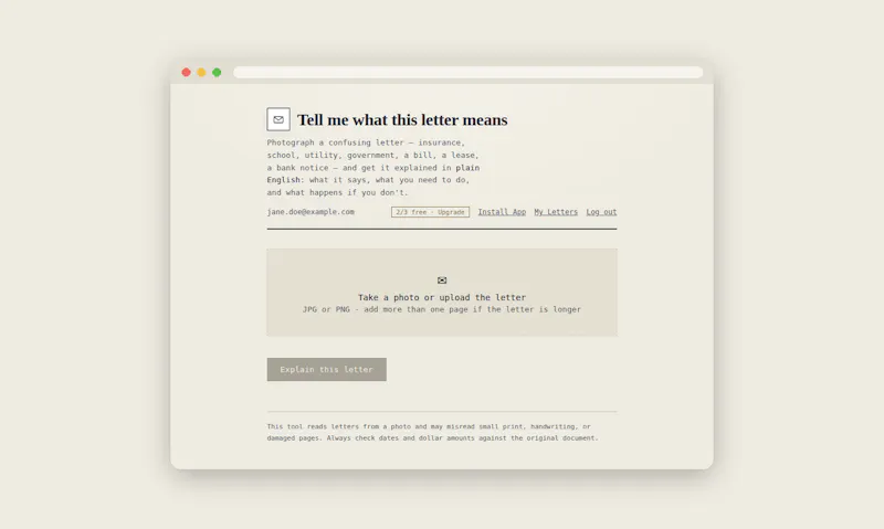 Tell Me What This Letter Means screenshot 4