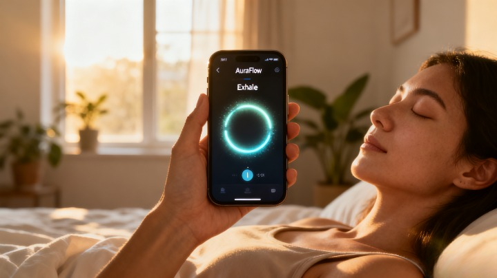 AuraFlow - Main product screenshot demonstrating key features and user interface