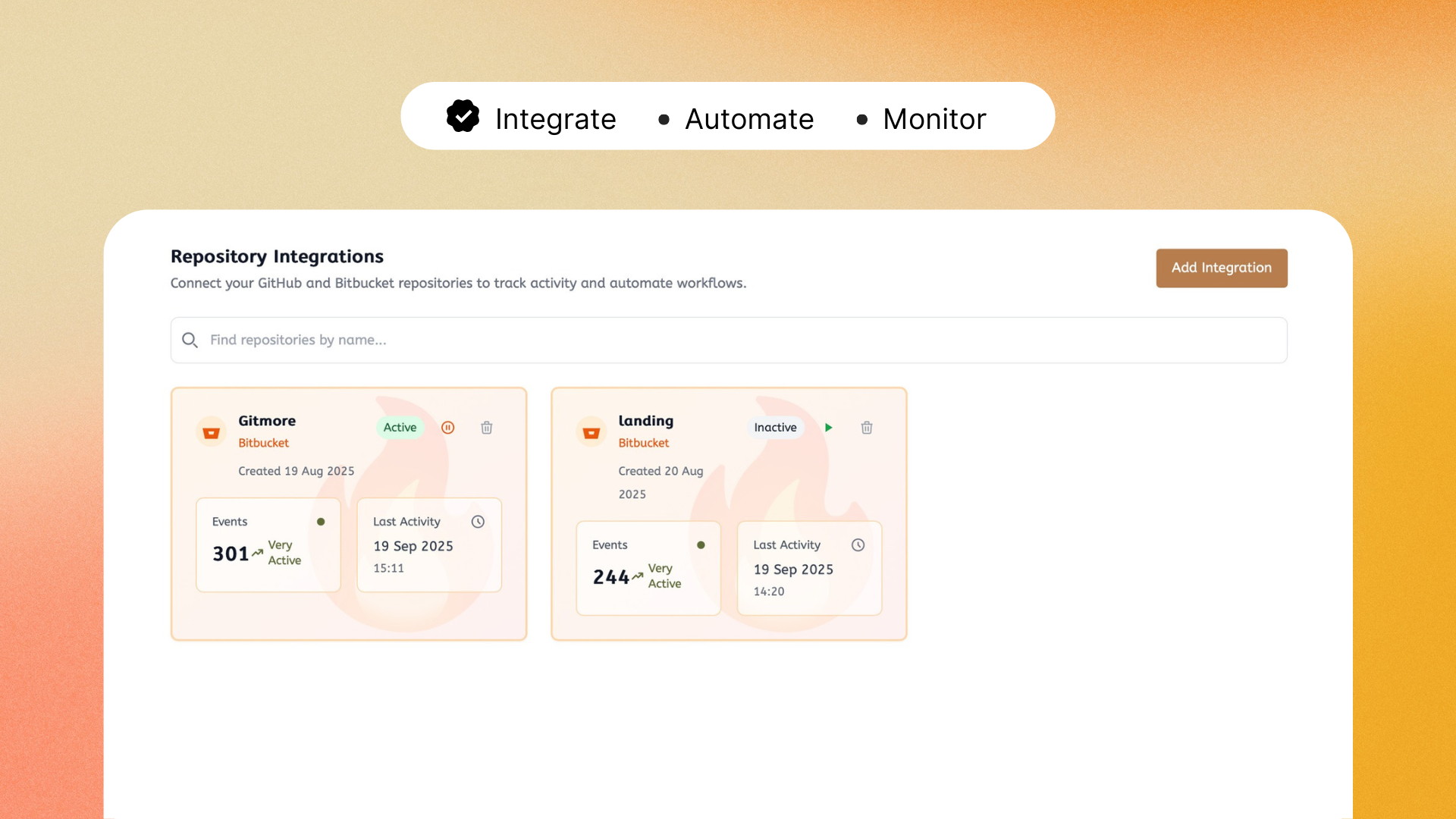 Gitmore - Screenshot 2 showing product features and functionality