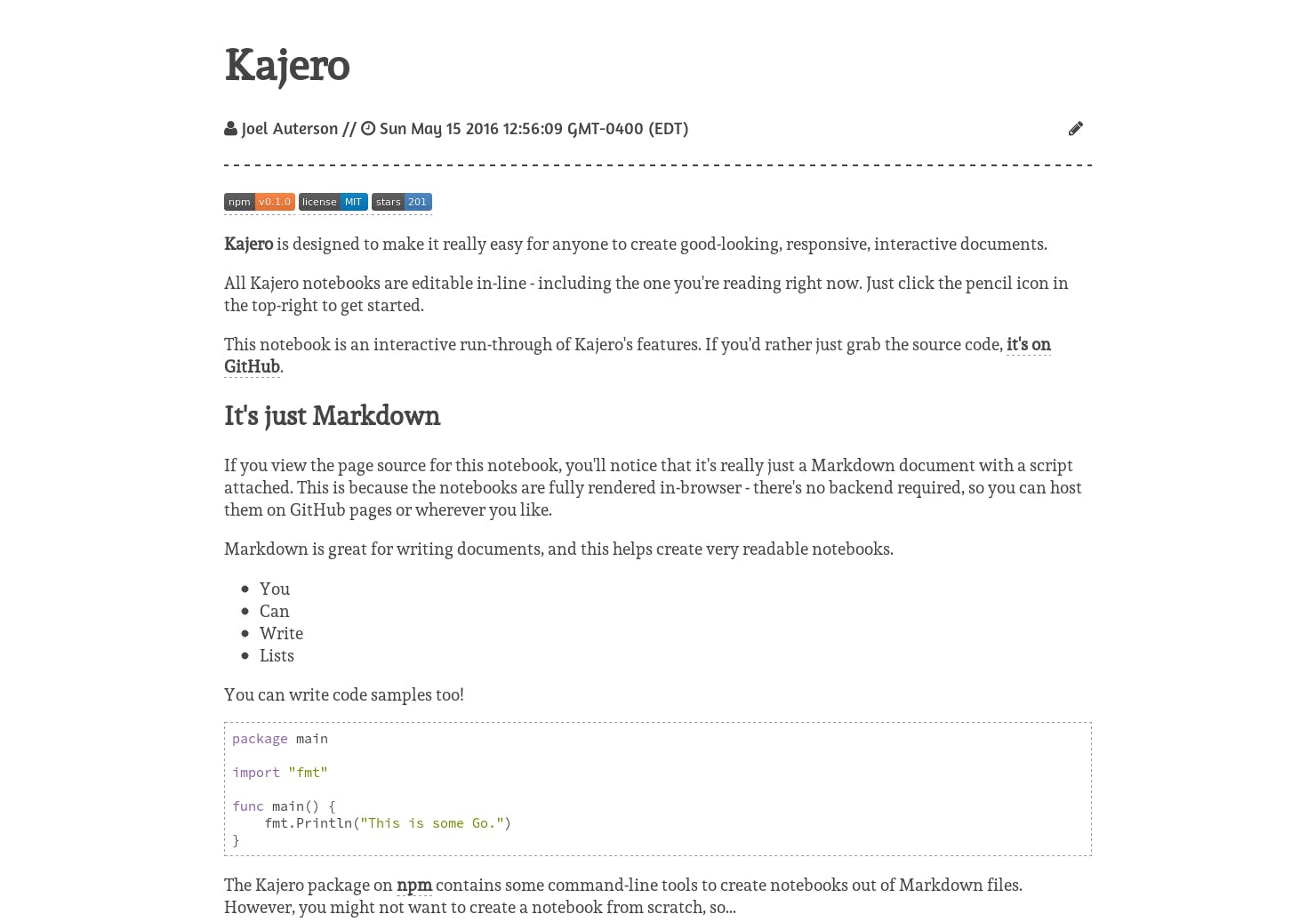 Kajero media 1