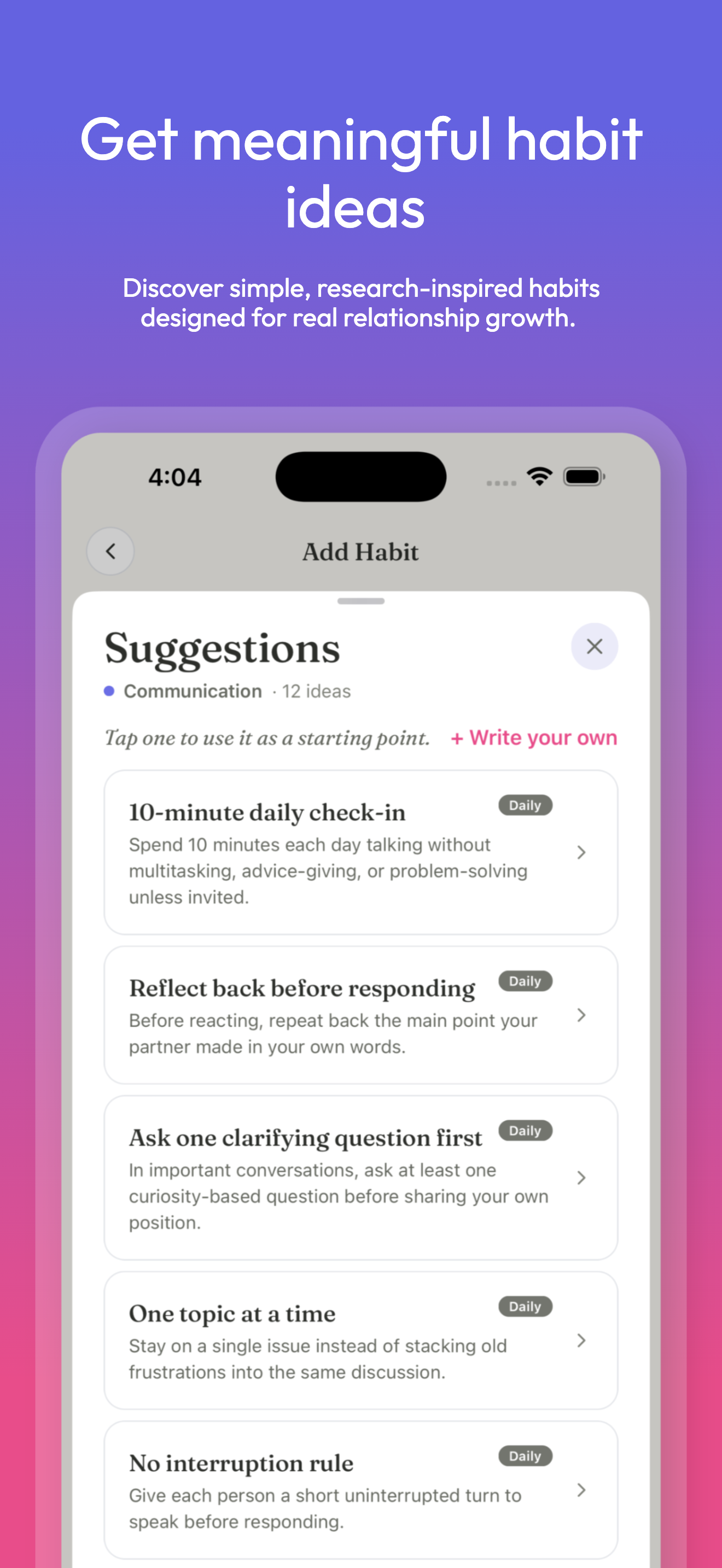 A Couple of Habits gallery image