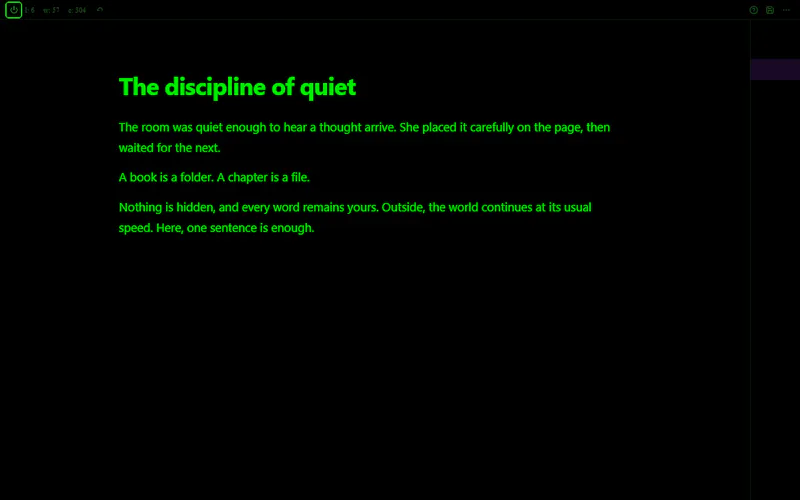 Pergament screenshot 2