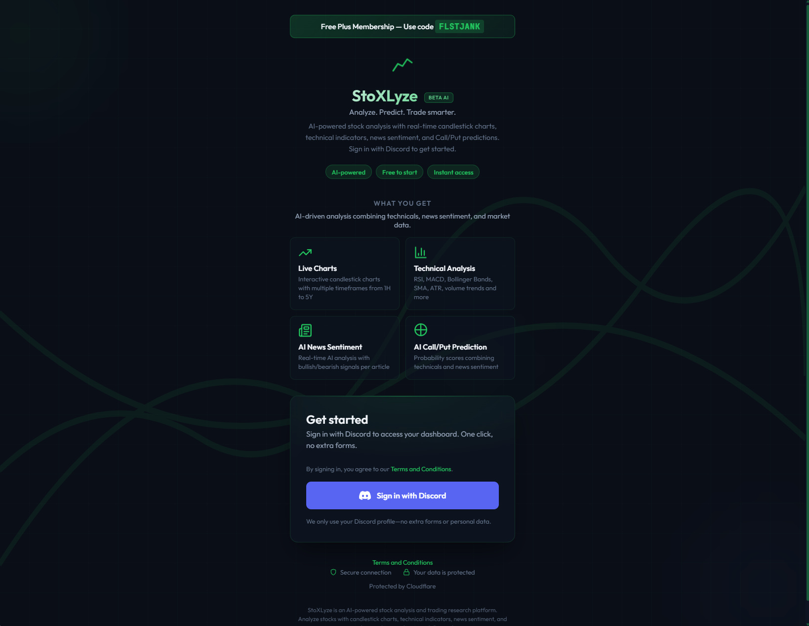 StoXLyze - Main product screenshot demonstrating key features and user interface