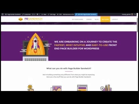 Page Builder Sandwich gallery image