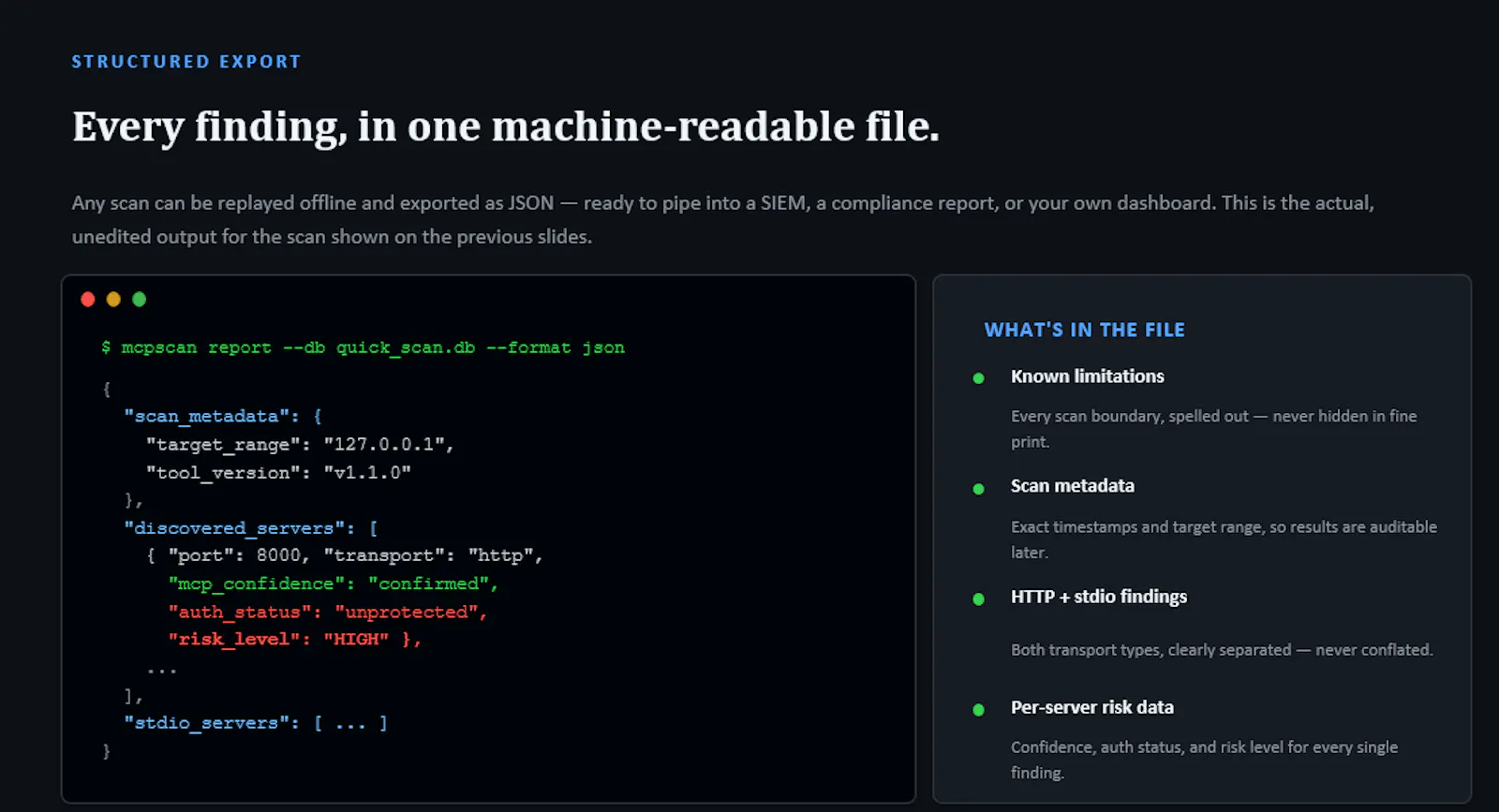 MCPScan screenshot 2