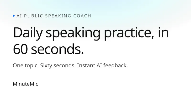 MinuteMic screenshot 1