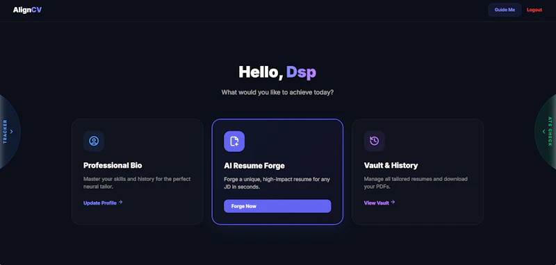 AlignCV - Free AI Resume Builder screenshot 3