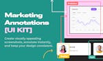 Marketing annotations - UI kit image