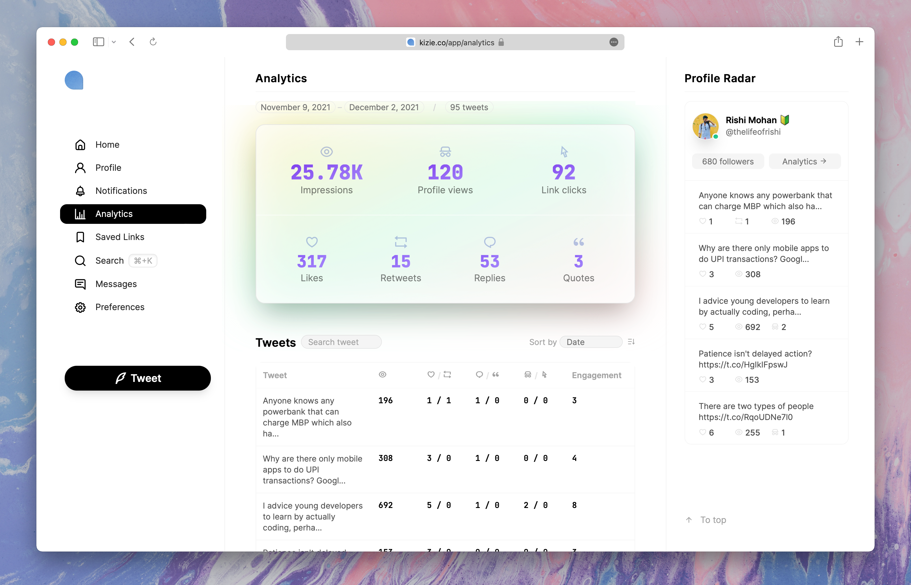 Kizie for Twitter gallery image