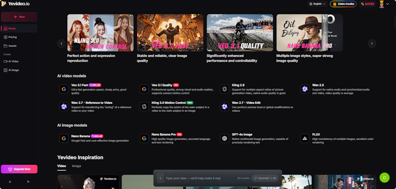 Yevideo - AI Video and Image Platform screenshot 3