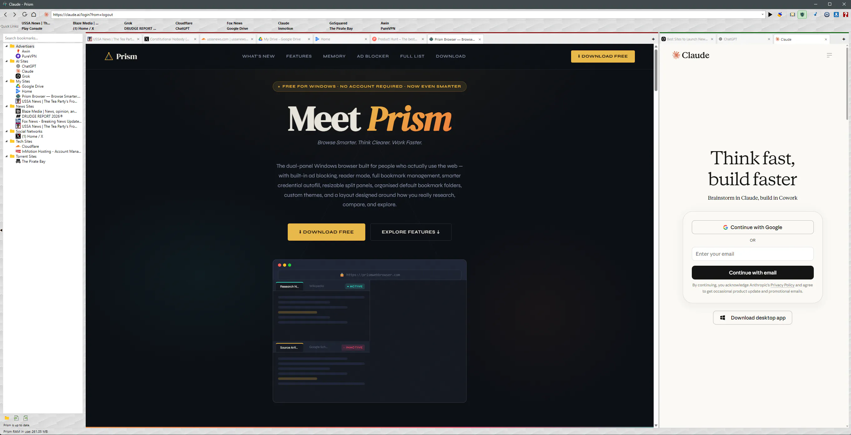 Prism Browser — Browse Smarter. 项目横幅