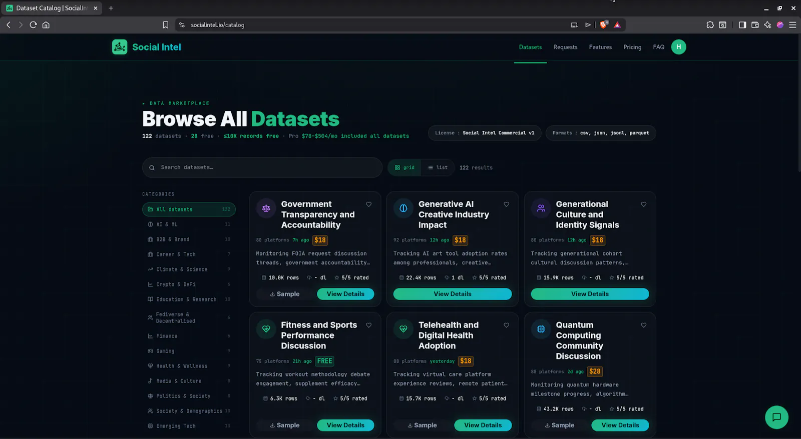 Social Intel v2.6.0 screenshot 3