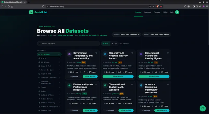 Social Intel v2.6.0 screenshot 3