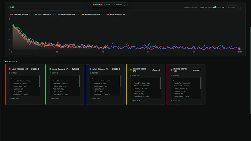 Runlog — ML Training Monitor screenshot 6