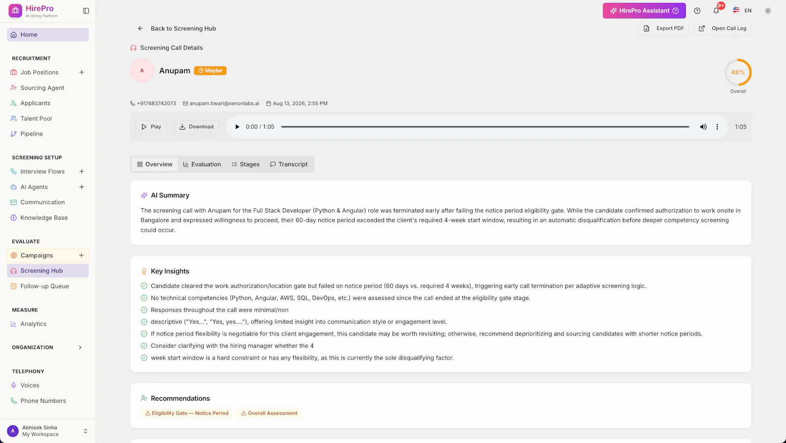 HirePro screenshot 3