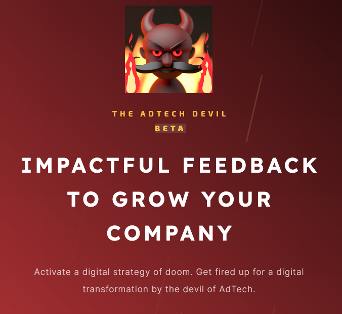 AdTechDevil - Hire A CMO For The Price of A McDonald's Happy Meal media 1
