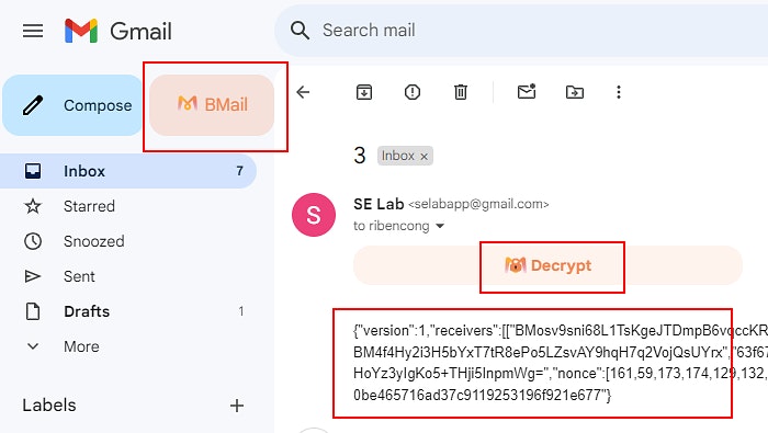 startuptile BMail-Encrypt emails and attachments