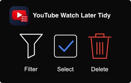 YouTube Watch Later Tidy gallery image