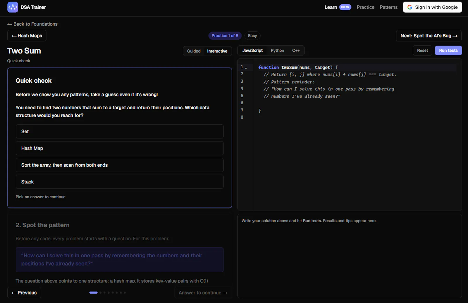 DSA Trainer screenshot 10