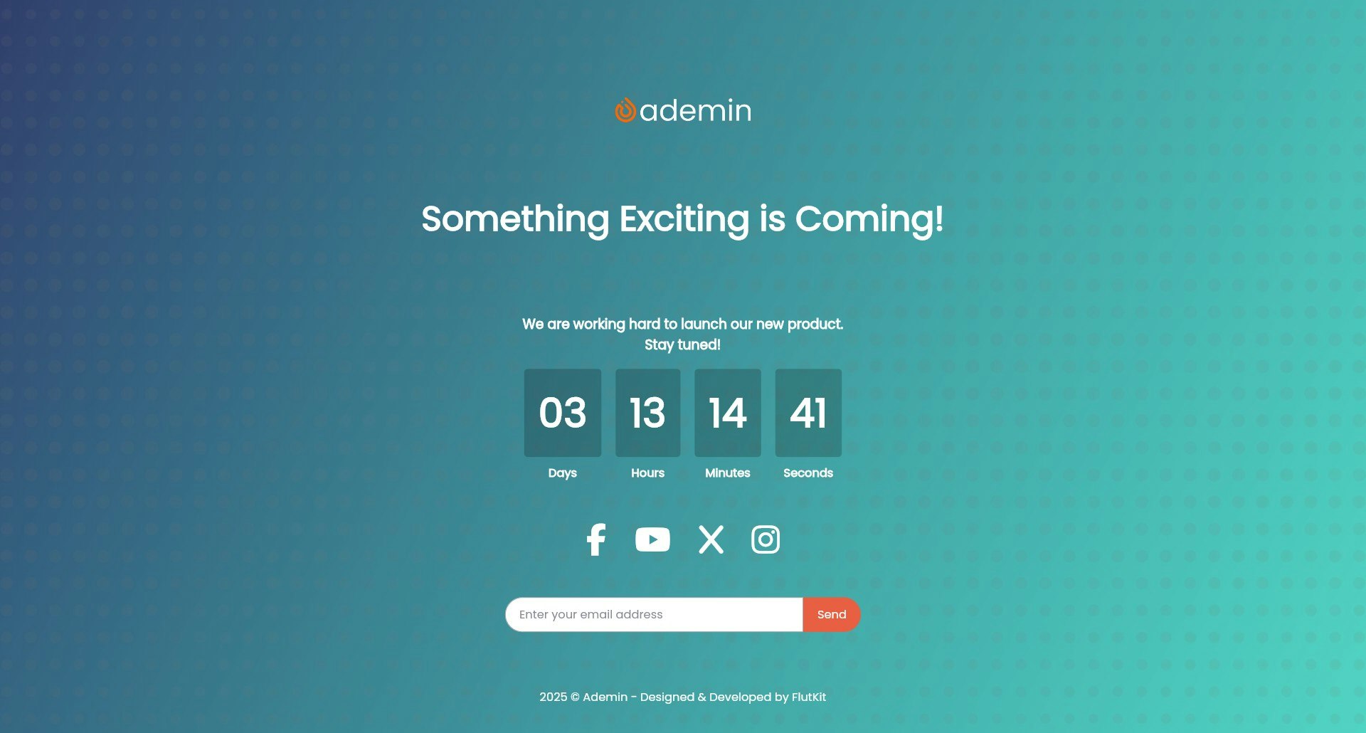 FlutKit Ademin gallery image
