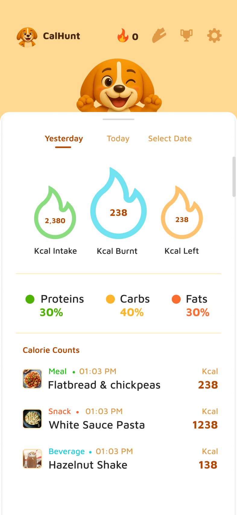 Calorie Tracker Buddy - Screenshot 3 showing product features and functionality
