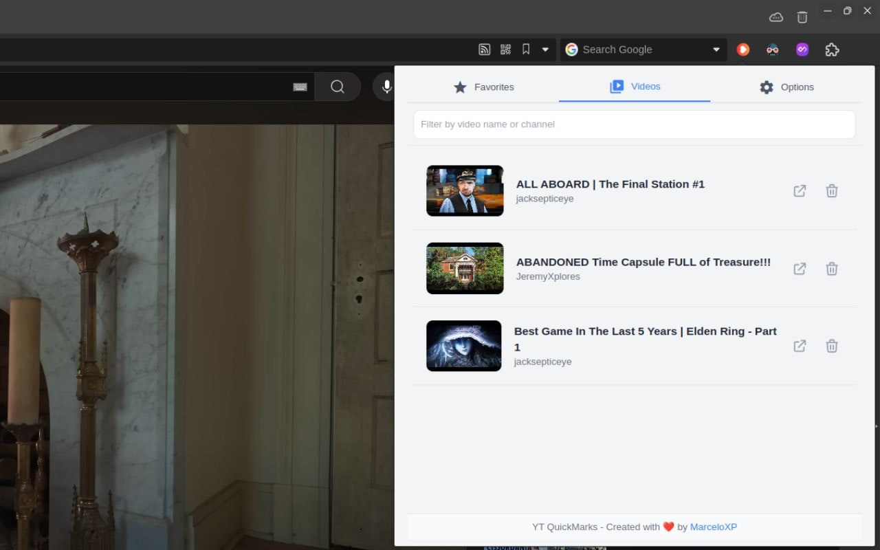 Quickmark untuk YouTube media 4