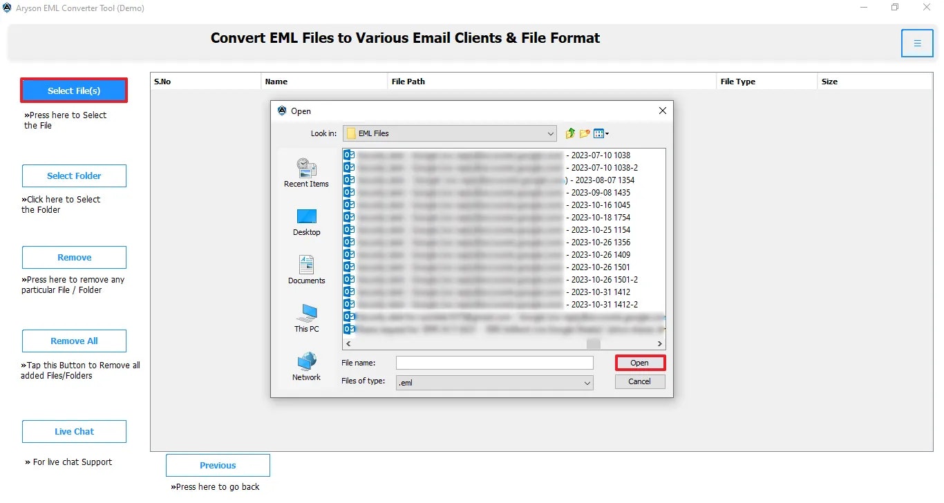 Aryson Window Live Mail naar PST Converter - Converteer Windows Live Mail naar PST met alle e -mailitems. media 2