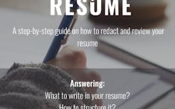 Review my Resume media 3