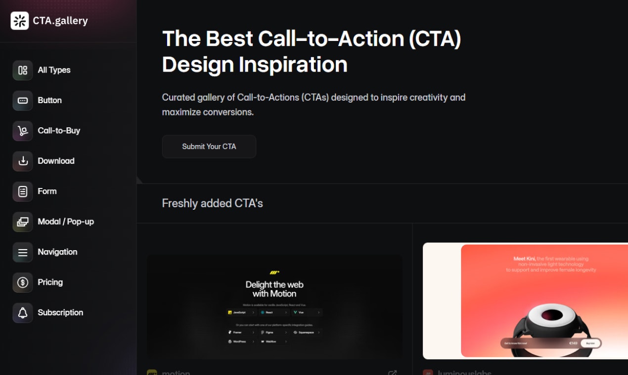 وسائط CTA.gallery - أفضل ما في الويب على شبكة الويب 3