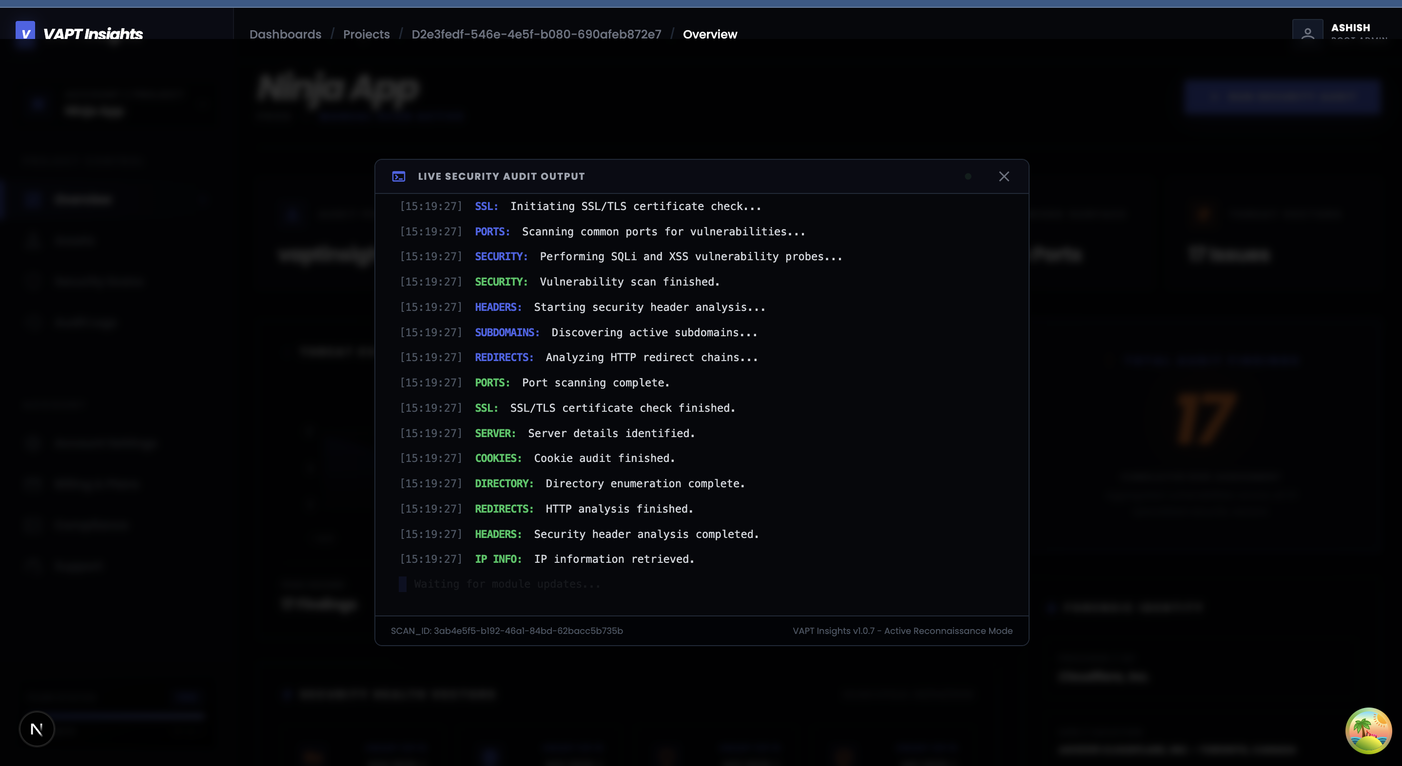 VAPT Insights v2.0 gallery image