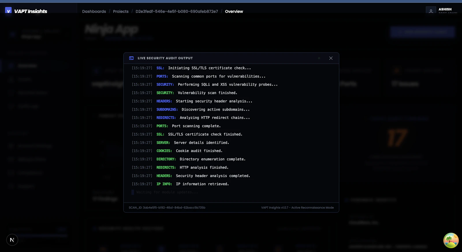 VAPT Insights v2.0 screenshot 2