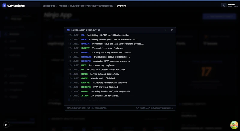 VAPT Insights v2.0 screenshot 2