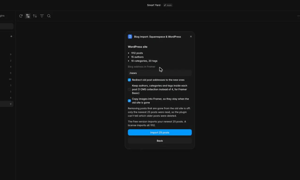 Blog Import for Framer gallery image