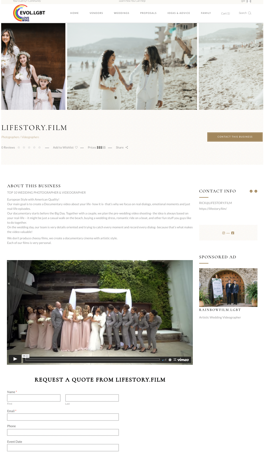 LGBTQ+ Wedding Marketplace gallery image