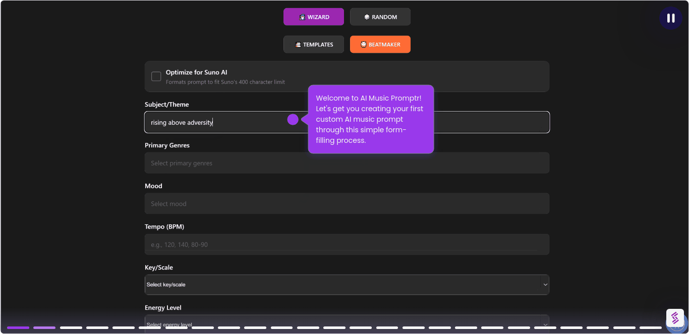 AI Music Prompter gallery image