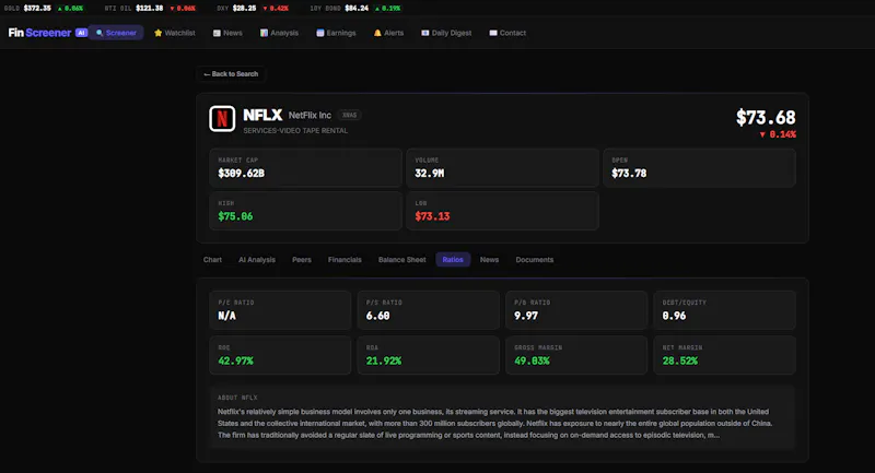  FinScreener AI screenshot 4