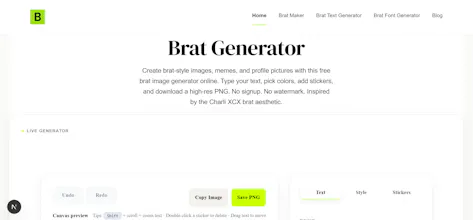 Free Brat Generator gallery image