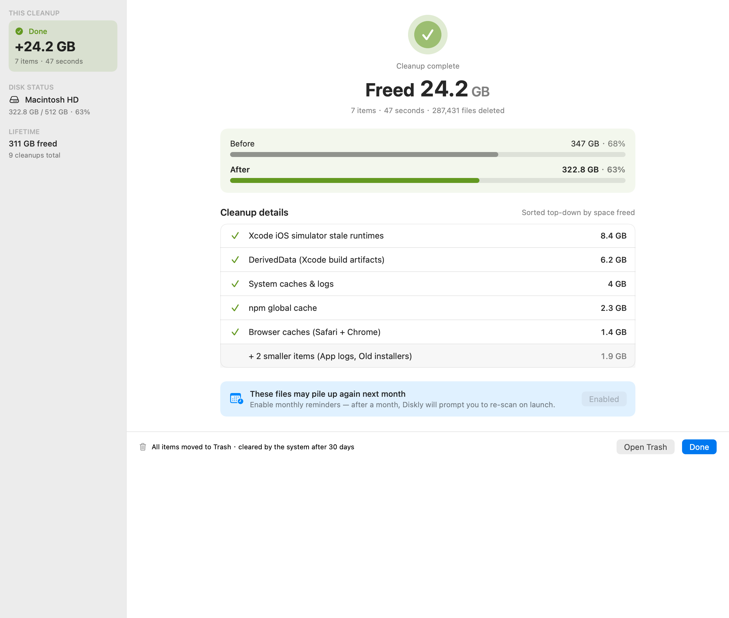 Diskly — See your Mac disk clearly gallery image