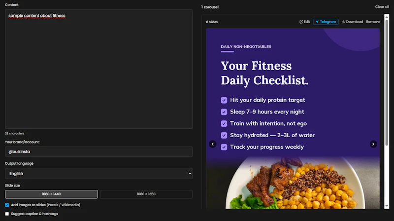BulkInsta screenshot 5