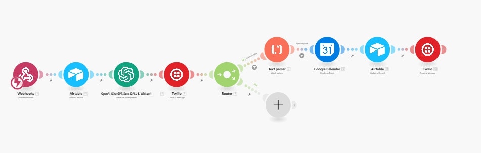 AI Plumbing Booking Bot → “Sarah” - Main product screenshot demonstrating key features and user interface