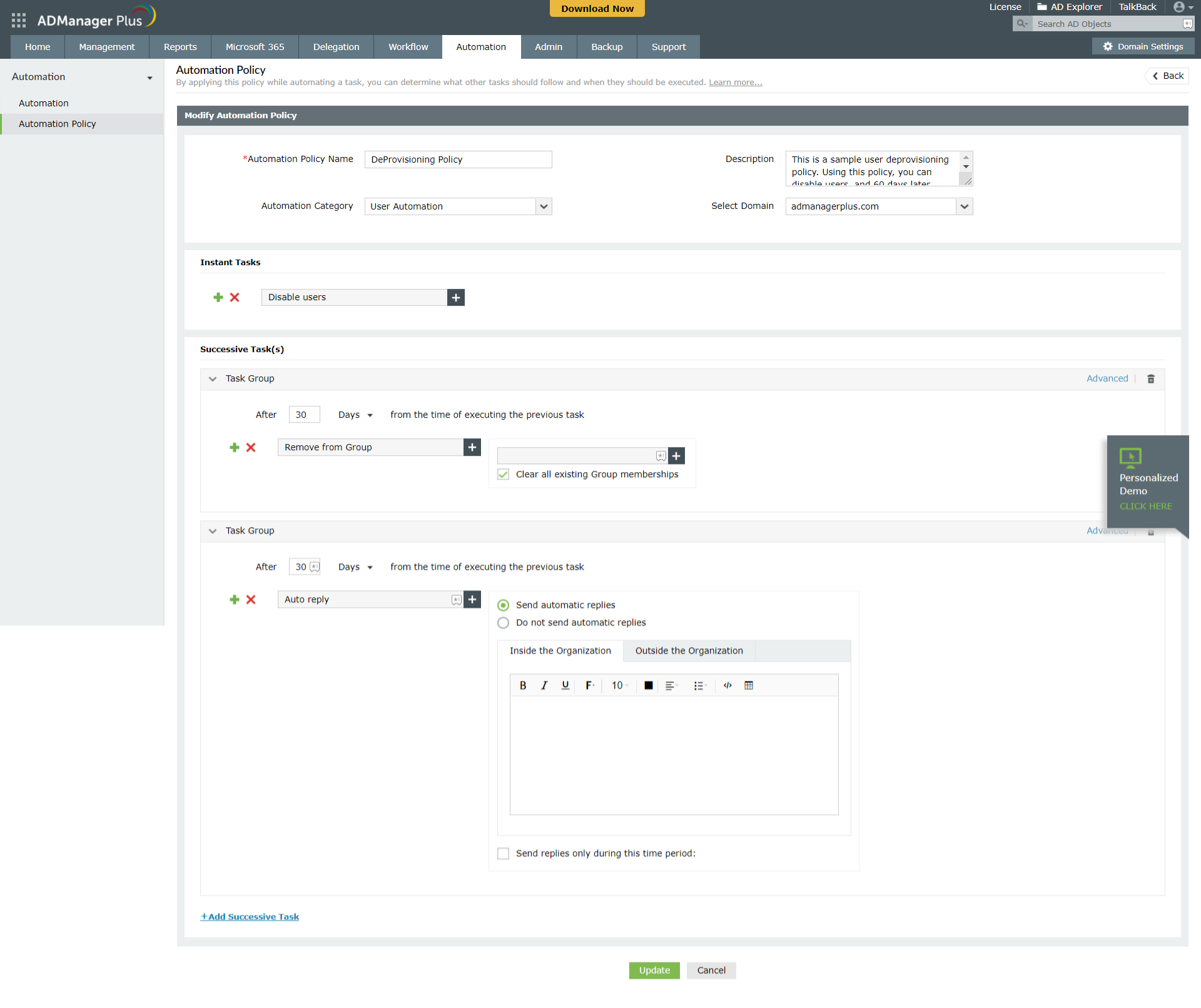 ManagenEngine AdManager Plus media 2
