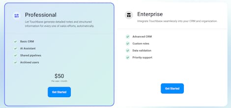 Touchbase CRM gallery image