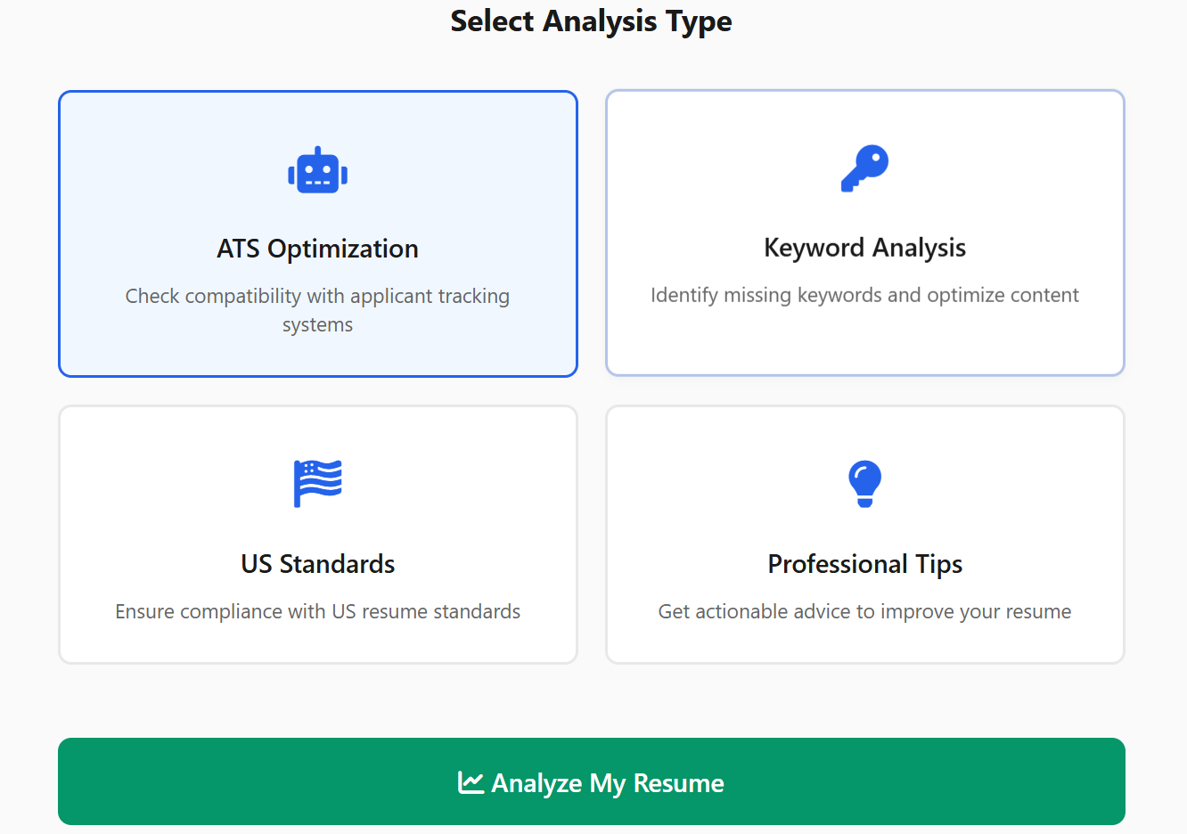 US Job Market Resume Analyzer gallery image
