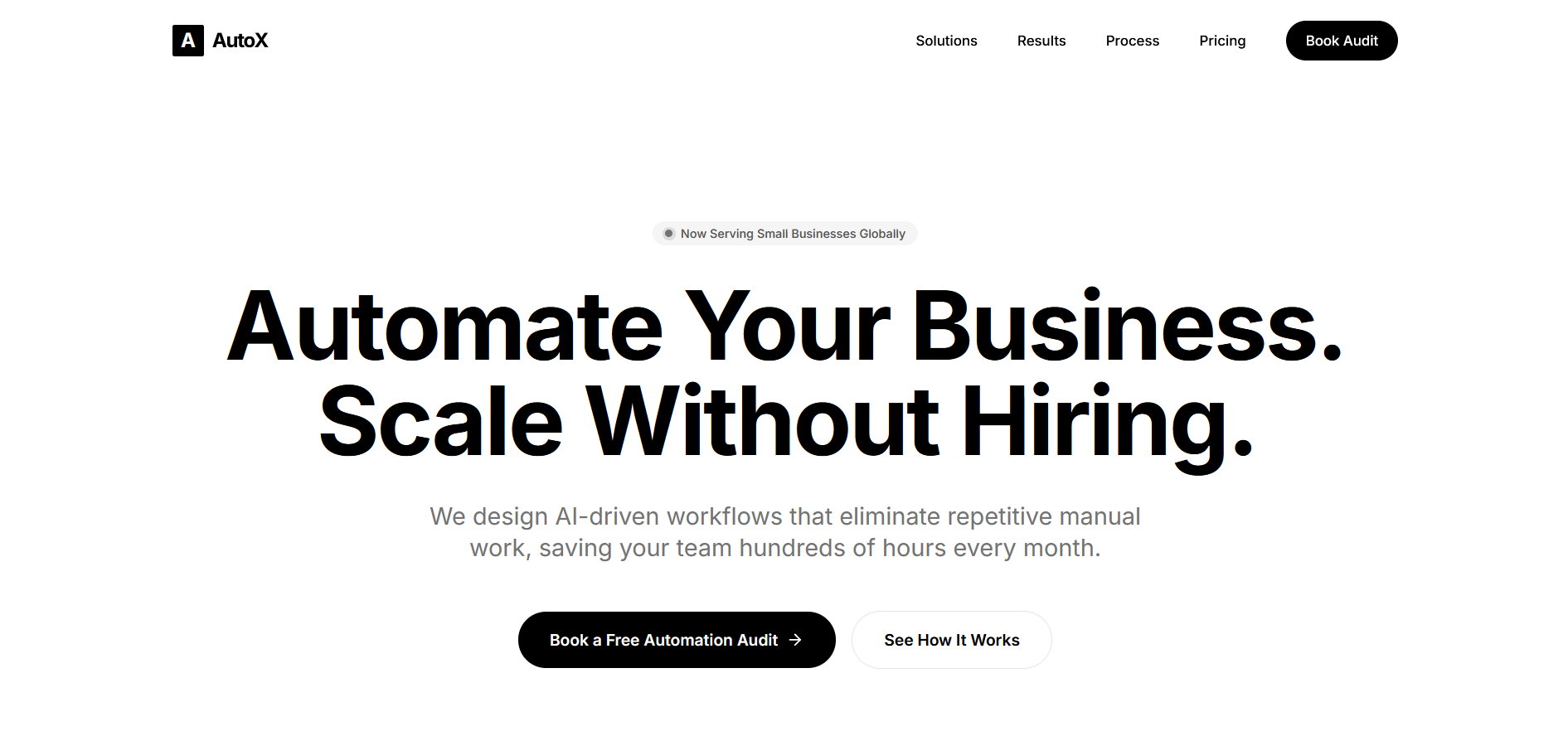 AutoX - Main product screenshot demonstrating key features and user interface