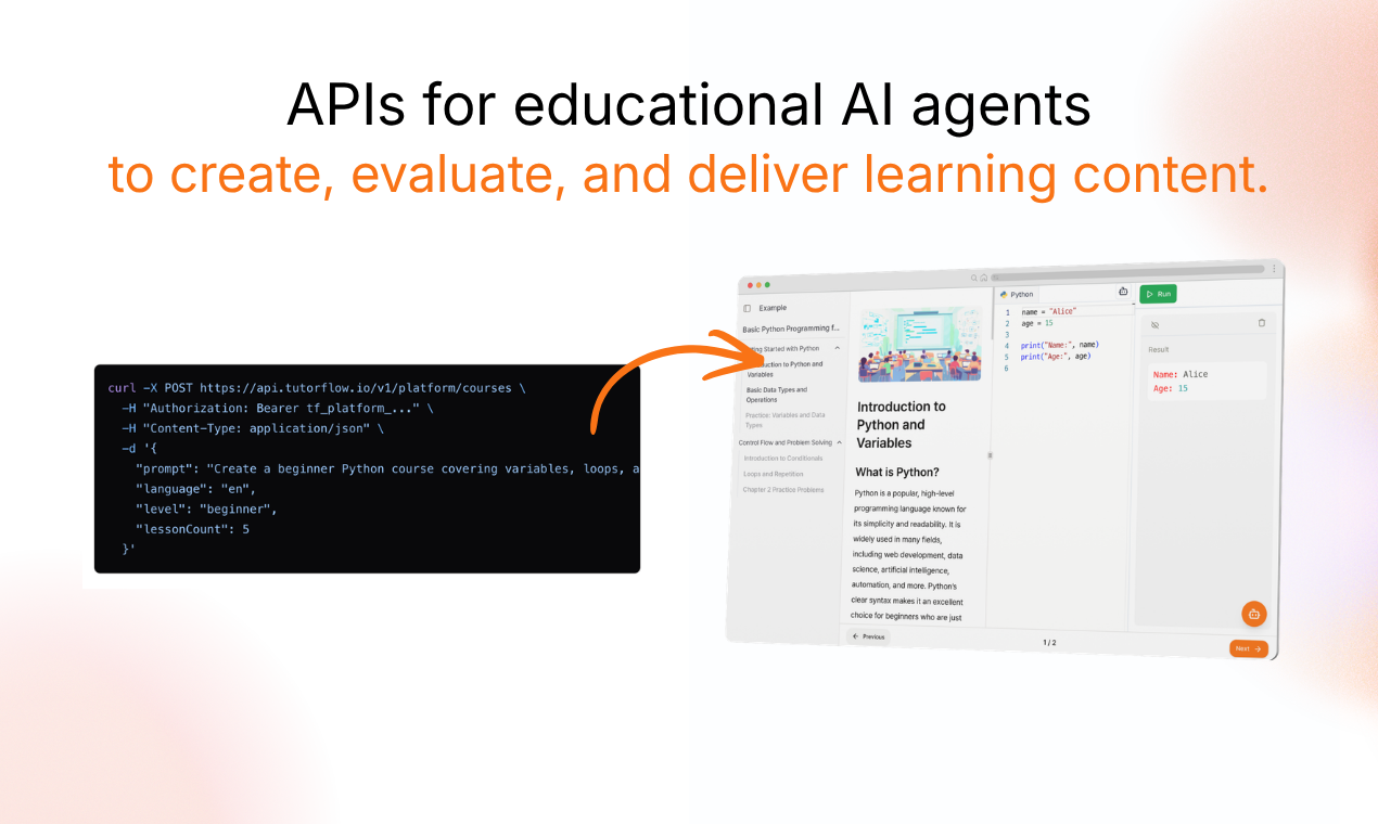 TutorFlow Agent Platform gallery image