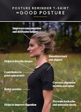 Posture Reminder T-shirt gallery image